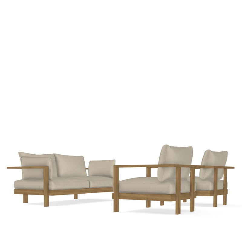 Tribù PURE SOFA Teak Kombination 4