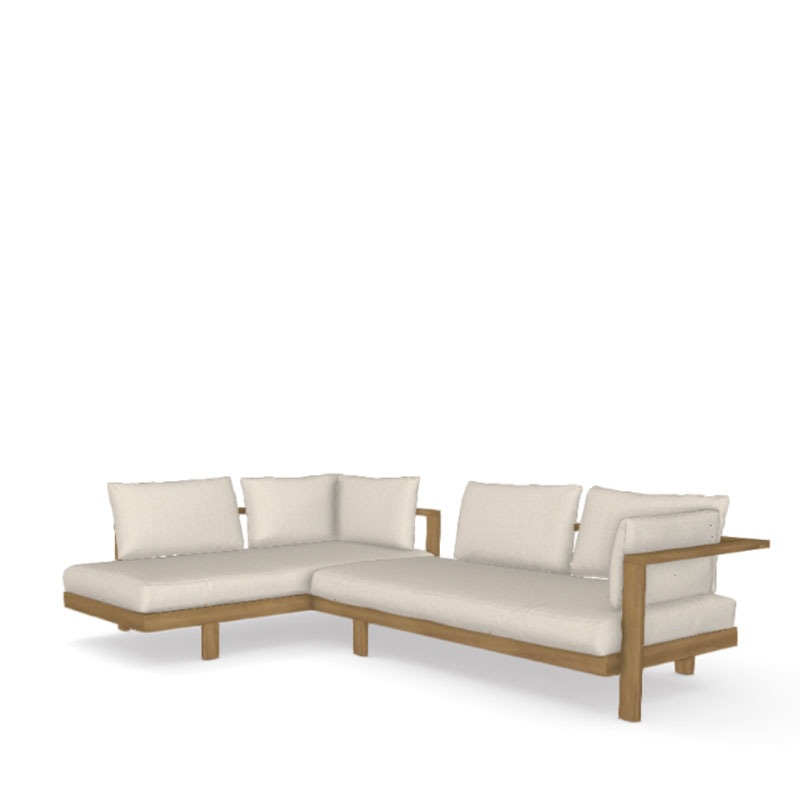Tribù PURE SOFA Teak Kombination 2