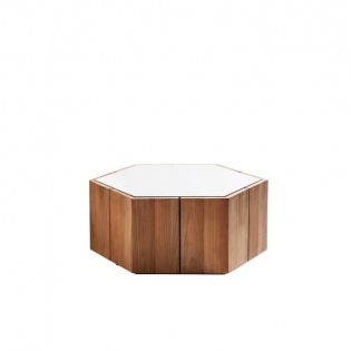 Schutzhülle für HEXAGON Couchtisch 69x60 cm, Höhe 31 cm