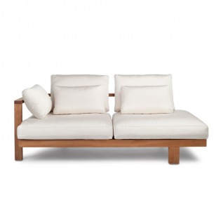 Schutzhülle für PURE SOFA Teak Ecksofa rechts