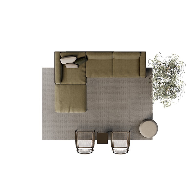 Schutzhülle für NATAL ALU SOFA Kombination 1