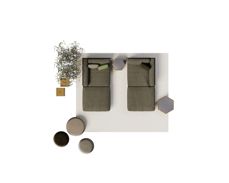 Schutzhülle für NATAL ALU SOFA Kombination 11